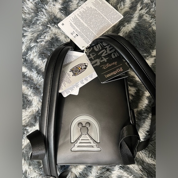 Loungefly Mickey Mouse Train Conductor Light Up Mini Backpack NWT - Picture 5 of 10